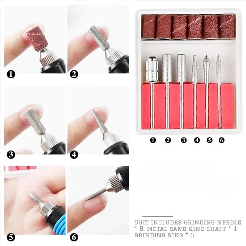 Elektrisk nagelfil set - 24 Timmar Deals