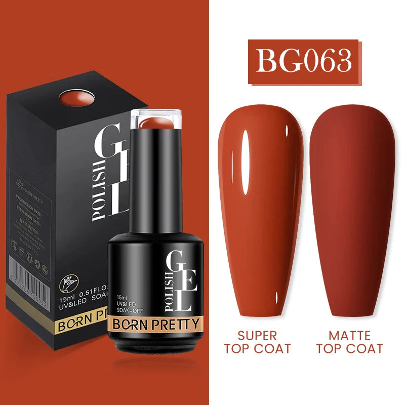 15ml Soak Off UV LED Gel Nail Polish Hybrid Varnish Nail Art Manicure 114 Colors Semi-Permanent Base Top Coat - 24 Timmar Deals