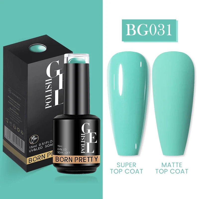 15ml Soak Off UV LED Gel Nail Polish Hybrid Varnish Nail Art Manicure 114 Colors Semi-Permanent Base Top Coat - 24 Timmar Deals