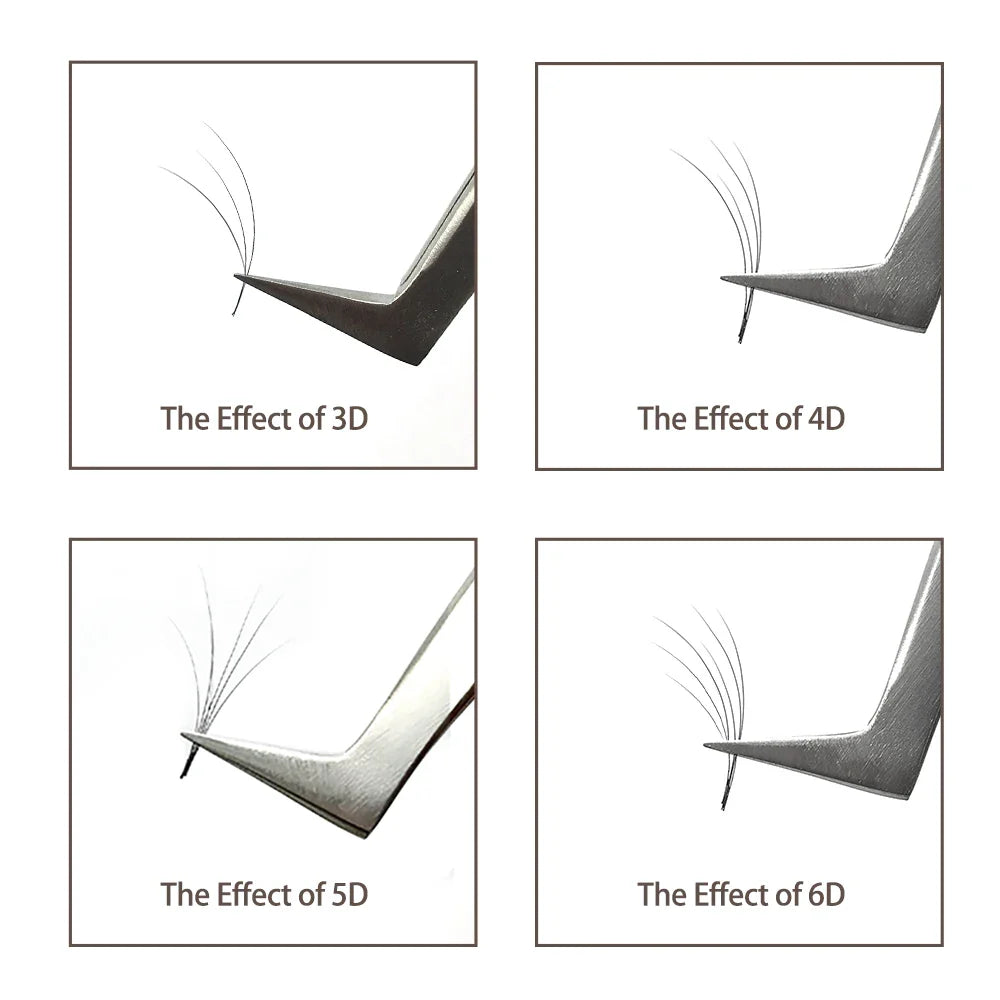 Eyelashes Makeup Easy Fans Wires Extension Bloom Auto Fans Eyelash mega volume Lashes Quality Natural - 24 Timmar Deals