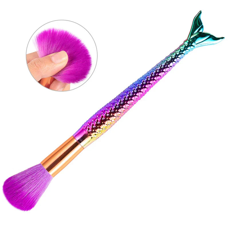 Nail Art Brush Ta bort Nail Dust Brush Akryl UV Gel Borstar - 24 Timmar Deals