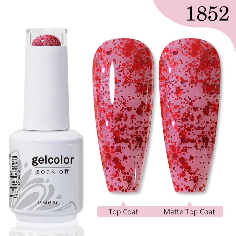 Pink Series Gellack 15ml Soak Off UV LED - 24 Timmar Deals