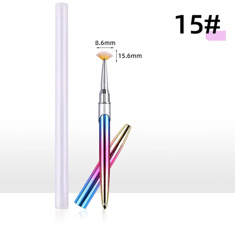 1 ST Nail Art Pensel, Akryl UV Gel Extension rush, Målning Ritning Pensel Liner - 24 Timmar Deals