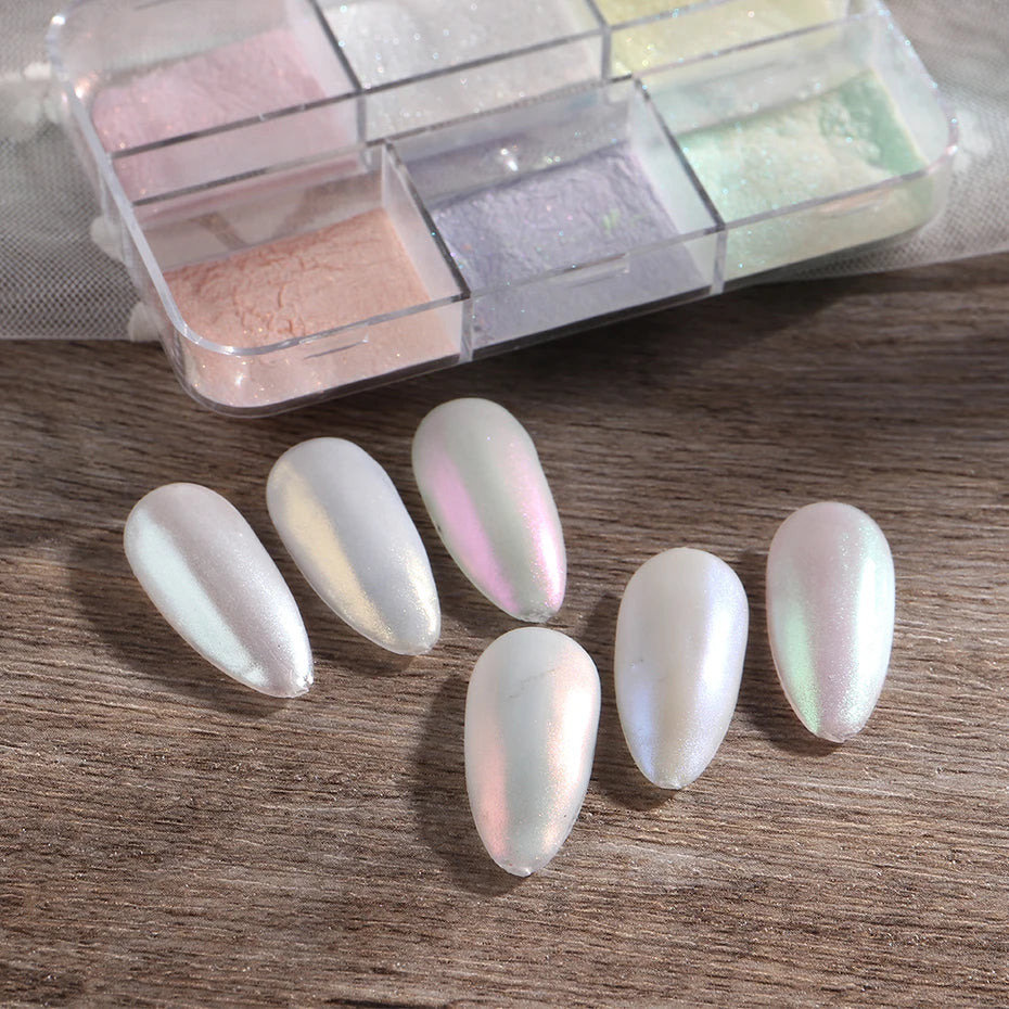 Moonlight Mirror Nails Powder Metallic Chrome Effect - 24 Timmar Deals