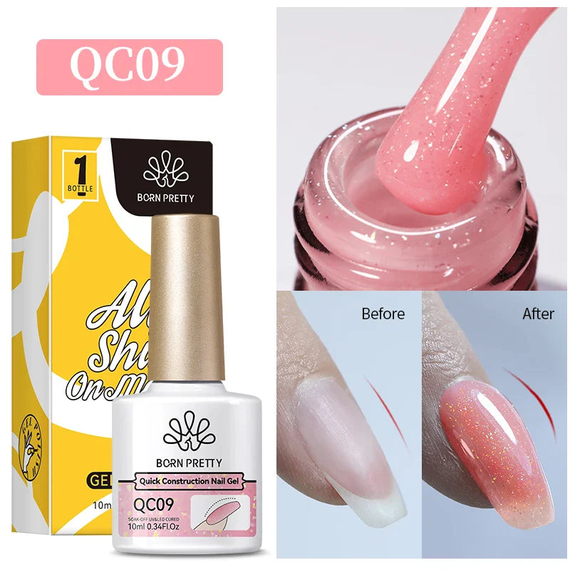 BORN PRETTY 1PC Black White Red Color Collection Nail Gel Polish 10ml Varnis Semi-permanent Soak Off UV LED Gel for Manicure - 24 Timmar Deals