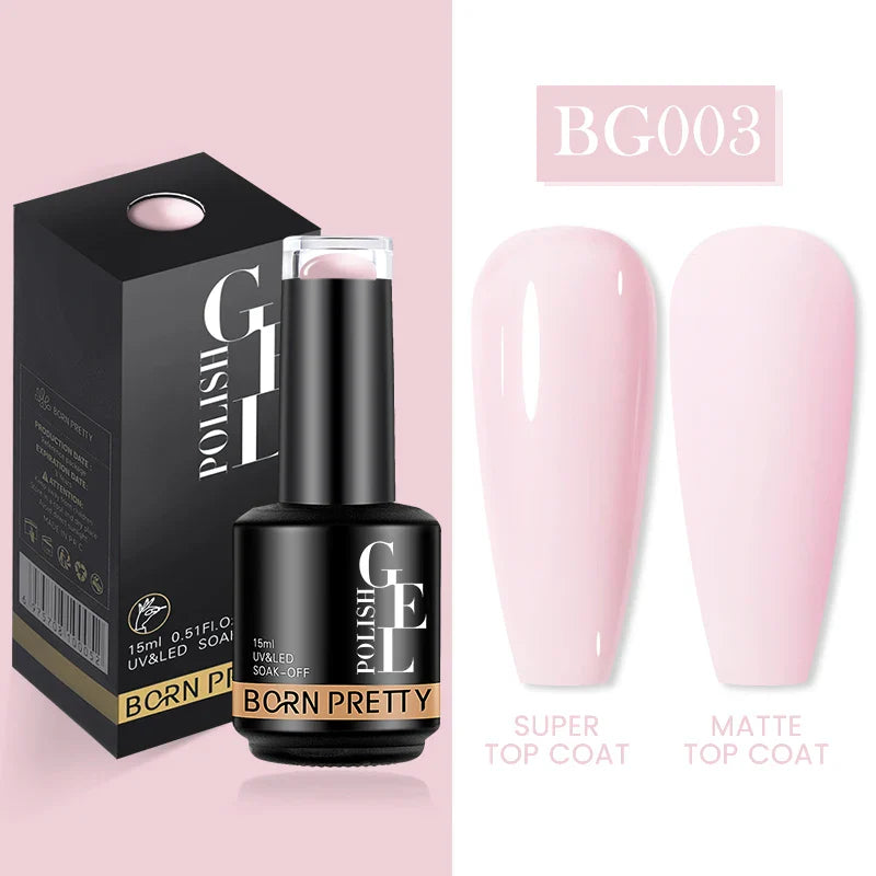 15ml Soak Off UV LED Gel Nail Polish Hybrid Varnish Nail Art Manicure 114 Colors Semi-Permanent Base Top Coat - 24 Timmar Deals