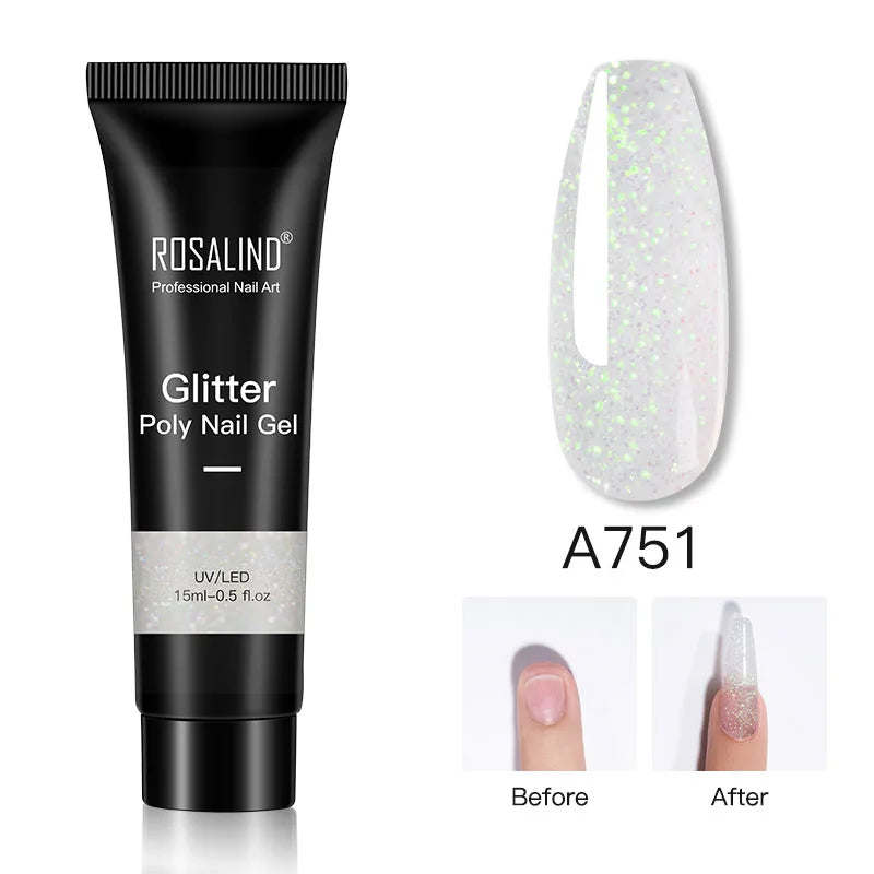 12/15/30/60 ml  Polygel för Nagelförlängning - 24 Timmar Deals