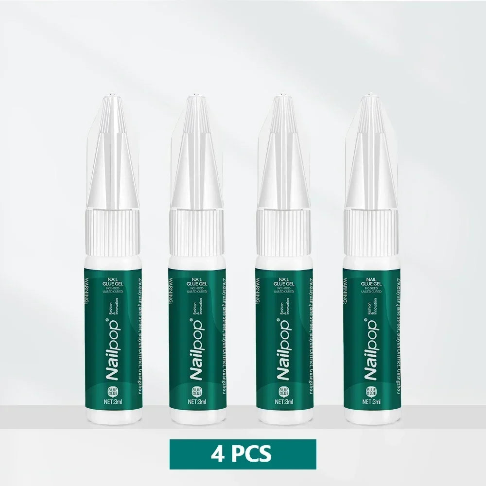 Nailpop 3S snabbtorkande nagellim för nageltips Superstark - 24 Timmar Deals