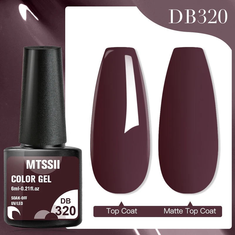 Metalic, Pastell, Glitter Gellack 6ml, 63 olika färger - 24 Timmar Deals