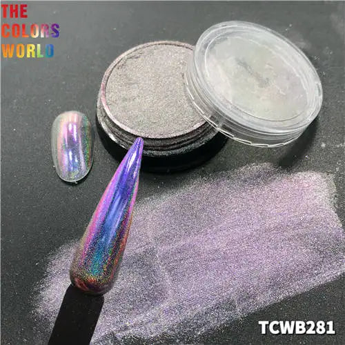TCT-752 Holographic Mirror Chameleons Resin Pigment Glitter - 24 Timmar Deals