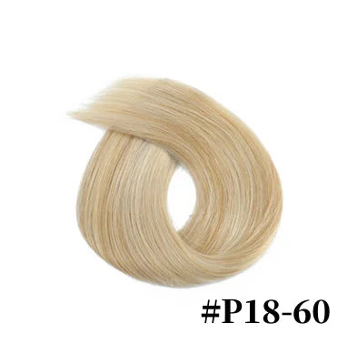 18" Människohårförlängningar Rak Osynlig Halo Wire Clip In Extension - 24 Timmar Deals