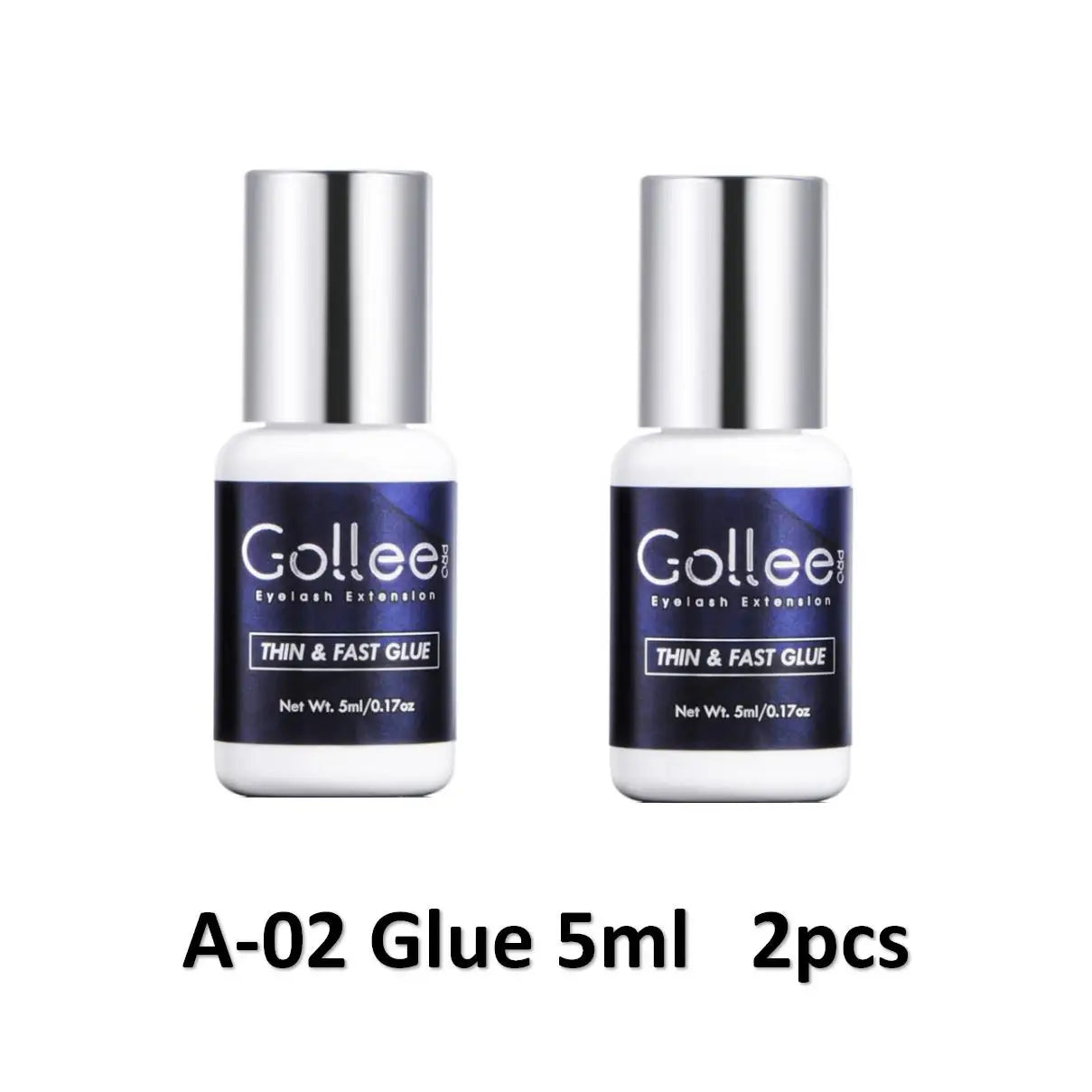 Gollee 5ml Eyelash Extension Glue 0.5 Second Fast Drying False Eye Lash Extension Glue Gollee Super Bonder Eyelash Glue Primer - 24 Timmar Deals