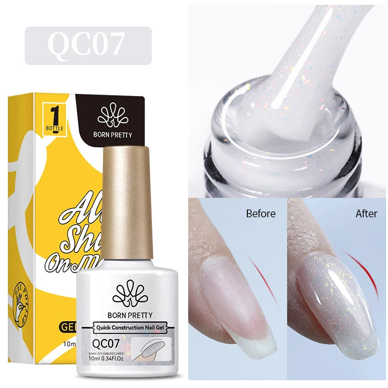 BORN PRETTY 1PC Black White Red Color Collection Nail Gel Polish 10ml Varnis Semi-permanent Soak Off UV LED Gel for Manicure - 24 Timmar Deals