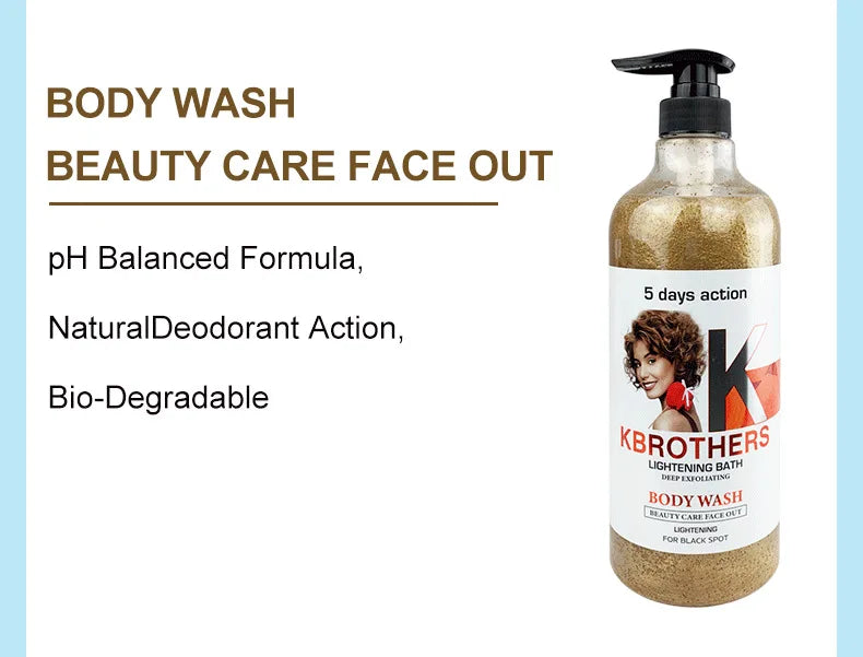 1000ml Vitamin C, AHA and Arbutin Body Wash - 24 Timmar Deals