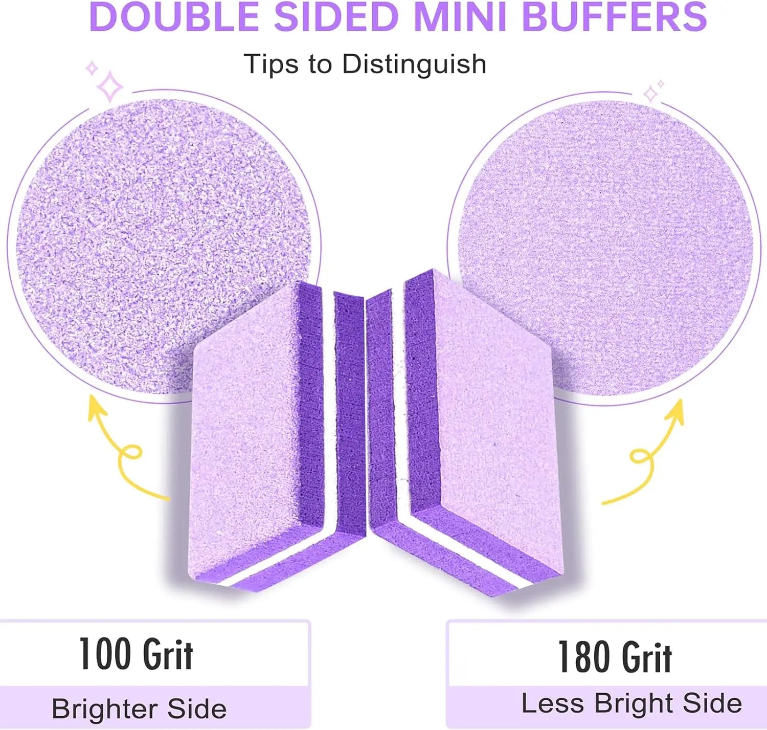 50st Mini Nagelfilsblock 80/100/180/240 - 24 Timmar Deals