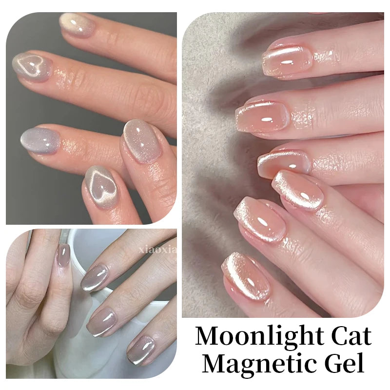 Nude Pink Moonlight Cat Eye Magnetic Gel lack 10ml - 24 Timmar Deals