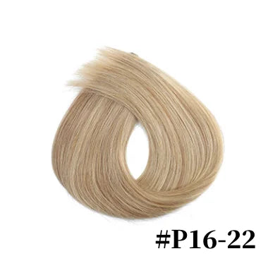 18" Människohårförlängningar Rak Osynlig Halo Wire Clip In Extension - 24 Timmar Deals