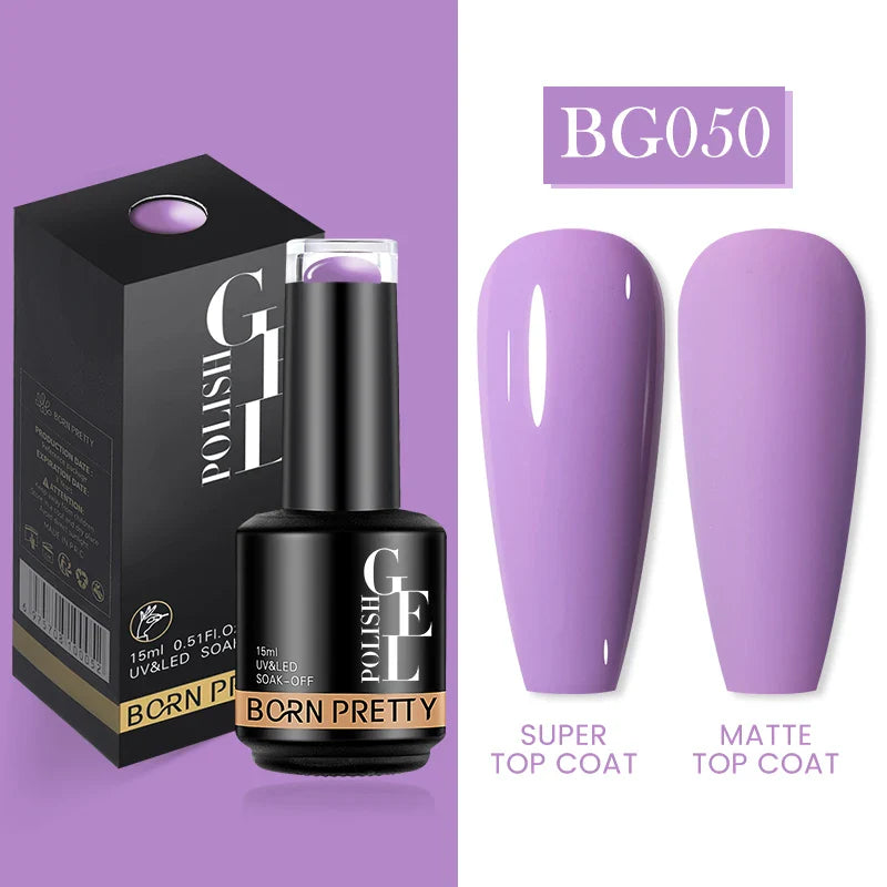 15ml Soak Off UV LED Gel Nail Polish Hybrid Varnish Nail Art Manicure 114 Colors Semi-Permanent Base Top Coat - 24 Timmar Deals
