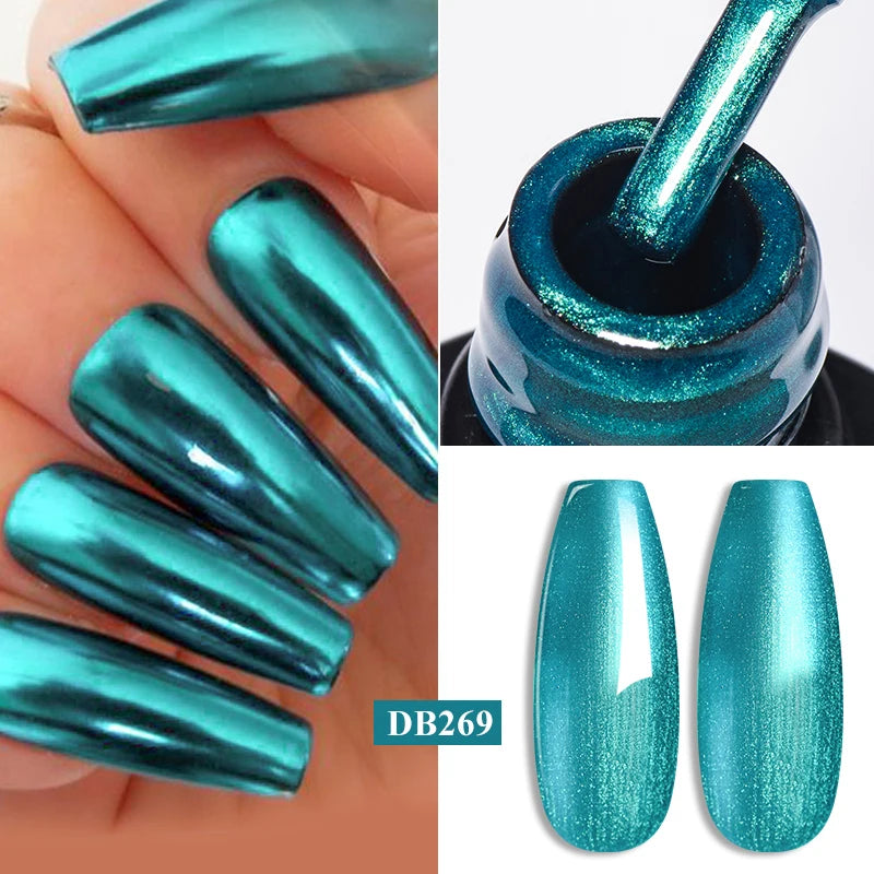Metalic, Pastell, Glitter Gellack 6ml, 63 olika färger - 24 Timmar Deals