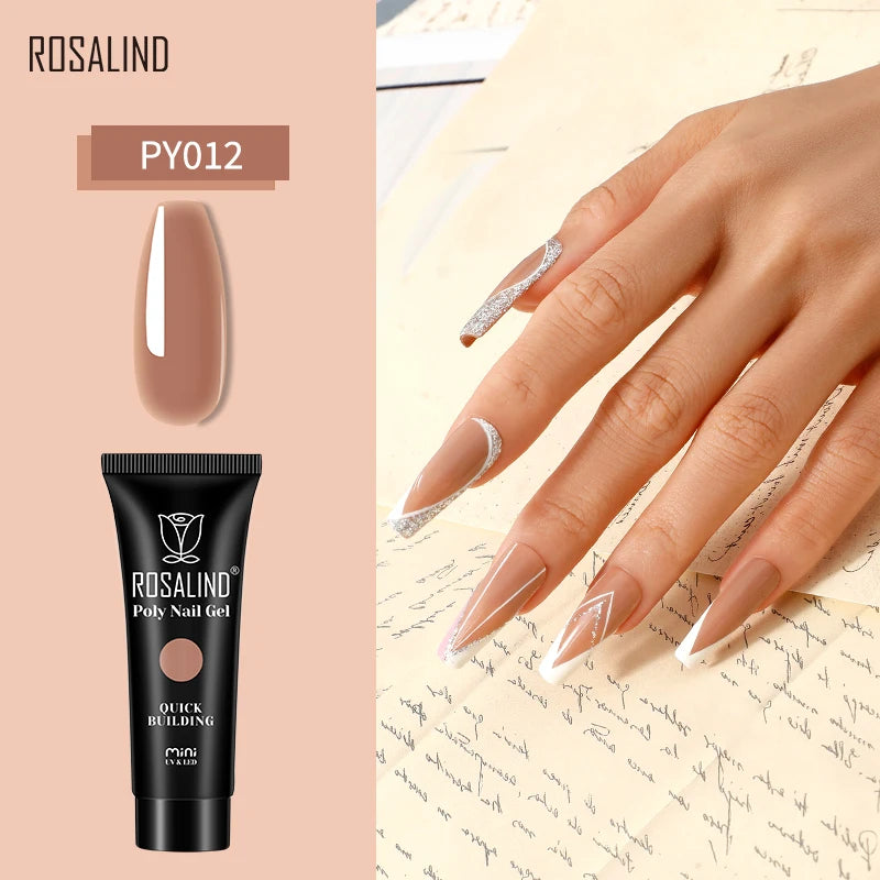 Jelly Poly Nail Gel Snabbförlängning av Crystal Gel Akryl Flytande Nail Art Hybridlack UV/LED - 24 Timmar Deals