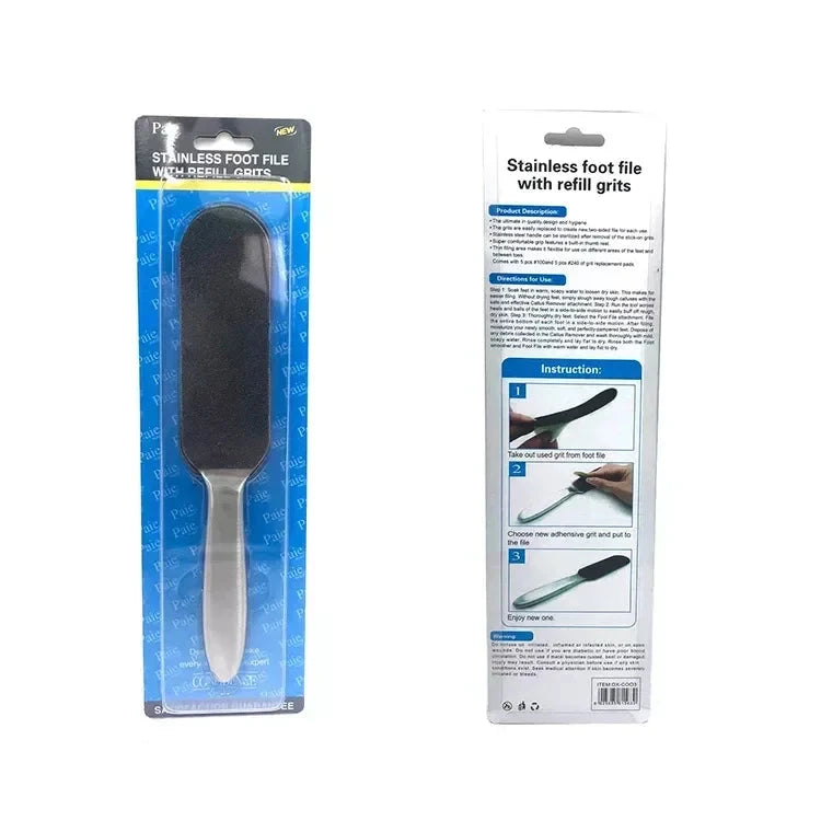 Utbytbart Rasp Refill Sandpapper för Pedikyrfötter Filar - 24 Timmar Deals