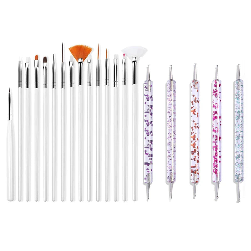 Nail Art Brush Ta bort Nail Dust Brush Akryl UV Gel Borstar - 24 Timmar Deals