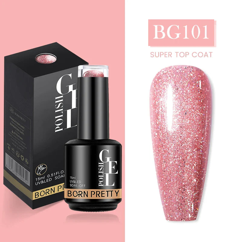 15ml Soak Off UV LED Gel Nail Polish Hybrid Varnish Nail Art Manicure 114 Colors Semi-Permanent Base Top Coat - 24 Timmar Deals