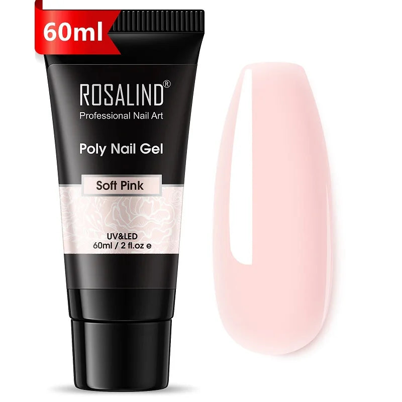 Poly Nagelgel Akrylförlängning Kristall Nagelkonst Hybridlack Sliplösning Poly Nagellack Semipermanent 15/30ml - 24 Timmar Deals