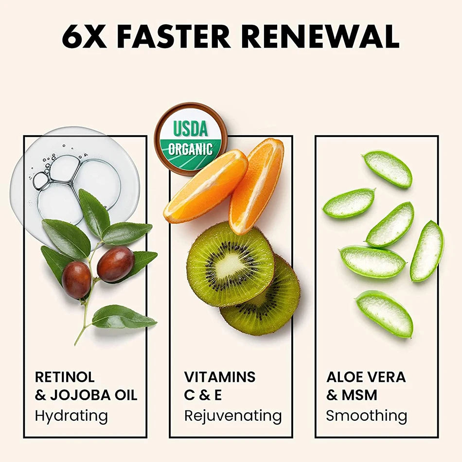 120ml 99% Vitamin C Serum Oil Facial Serum AHA Kojic Acid glutathione Facial skin brightening - 24 Timmar Deals