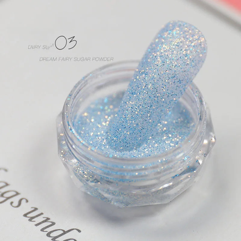 Holographic Nail Powder Net-2g Chrome Laser Mirror Glitter - 24 Timmar Deals