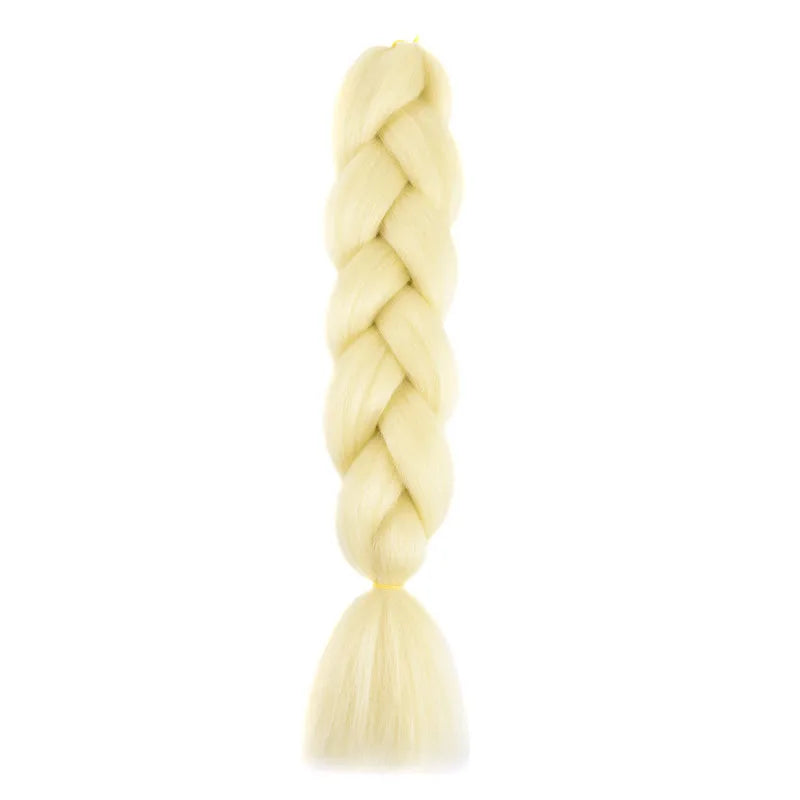 Syntetisk 1st 24 tum 100g Flätning Hårbox Flätor Färgglad Twist Flätning Hårförlängningar Syntetisk Virkad Flätning - 24 Timmar Deals