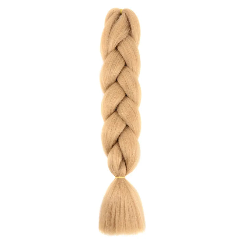 Syntetisk 1st 24 tum 100g Flätning Hårbox Flätor Färgglad Twist Flätning Hårförlängningar Syntetisk Virkad Flätning - 24 Timmar Deals
