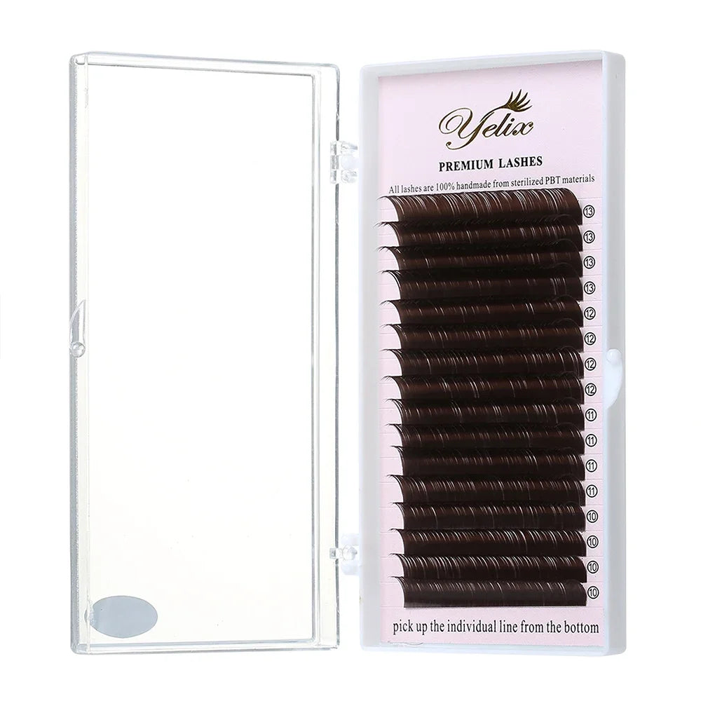 Dark Brown False Eyelashes Mink Hair False Eyelashes Eyelash Extension Thick Lashes Wispy Makeup Beauty Extension Tools - 24 Timmar Deals