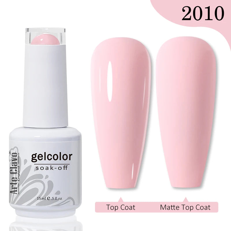 Pink Series Gellack 15ml Soak Off UV LED - 24 Timmar Deals