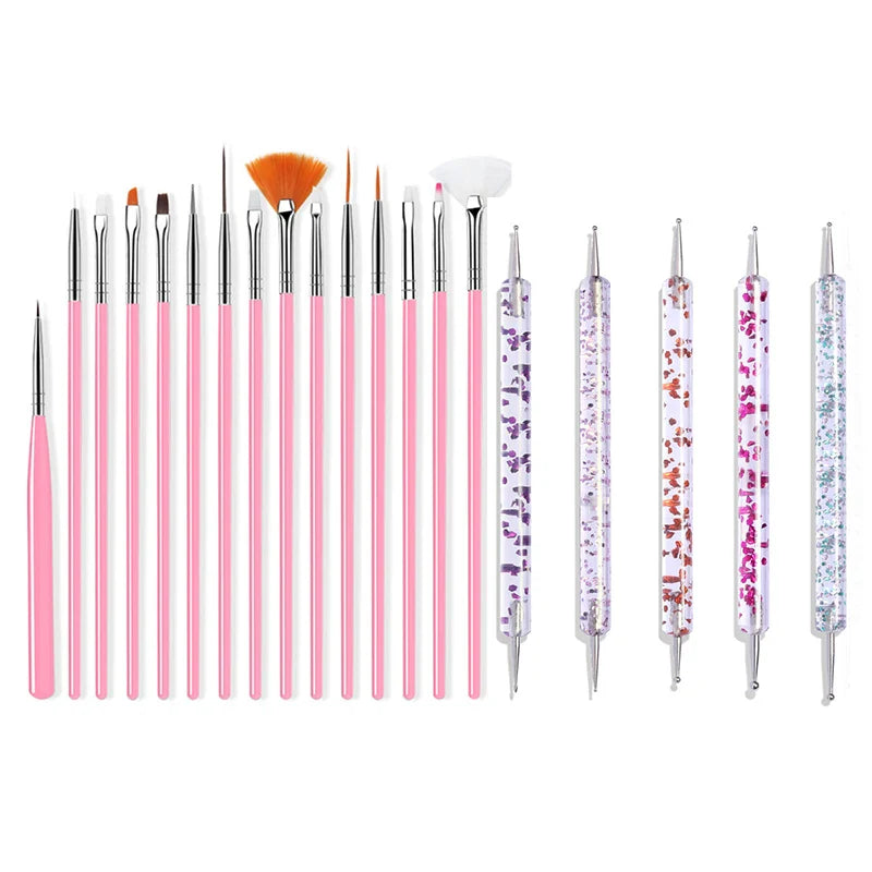 Nail Art Brush Ta bort Nail Dust Brush Akryl UV Gel Borstar - 24 Timmar Deals