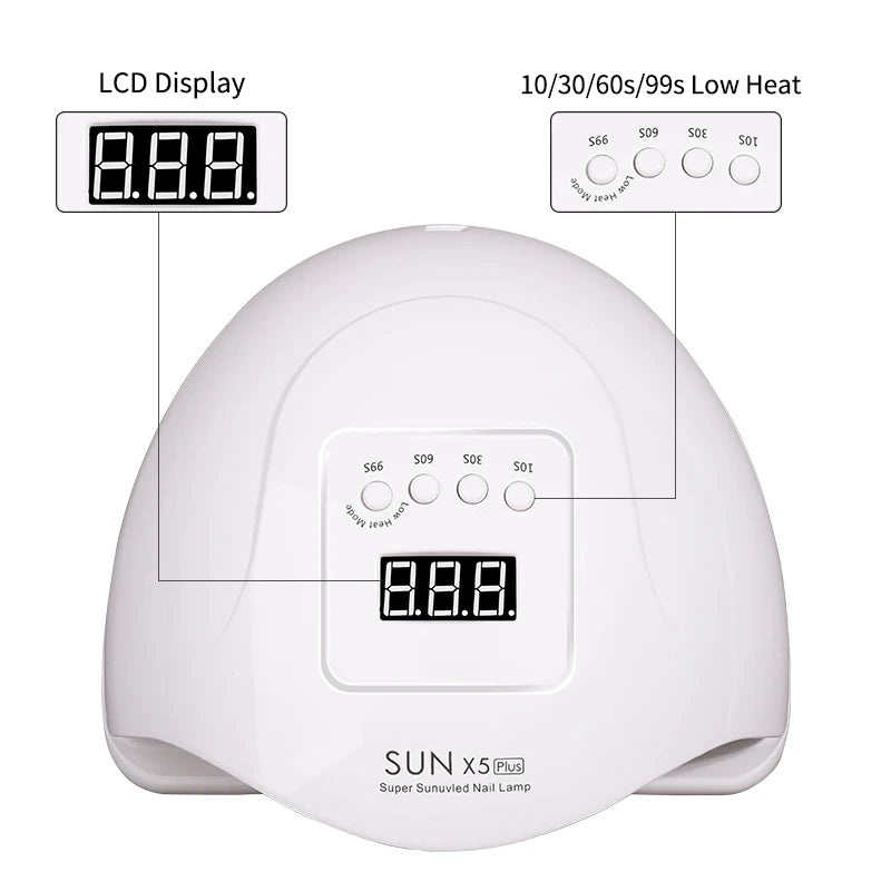 UV Led Nagellampa 80w x 36 lampor - 24 Timmar Deals