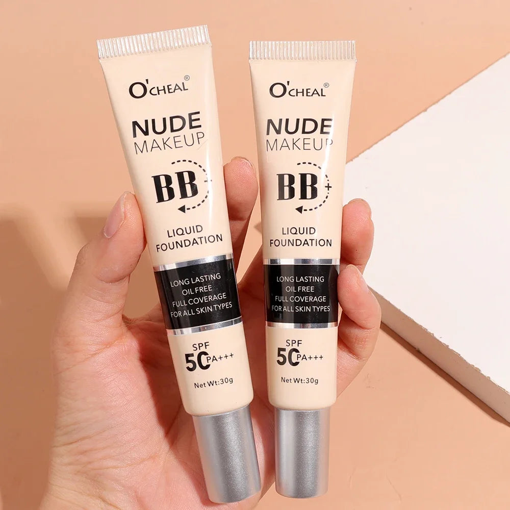 Vattentät Matte Liquid Face Foundation Långvarig oljekontroll - 24 Timmar Deals