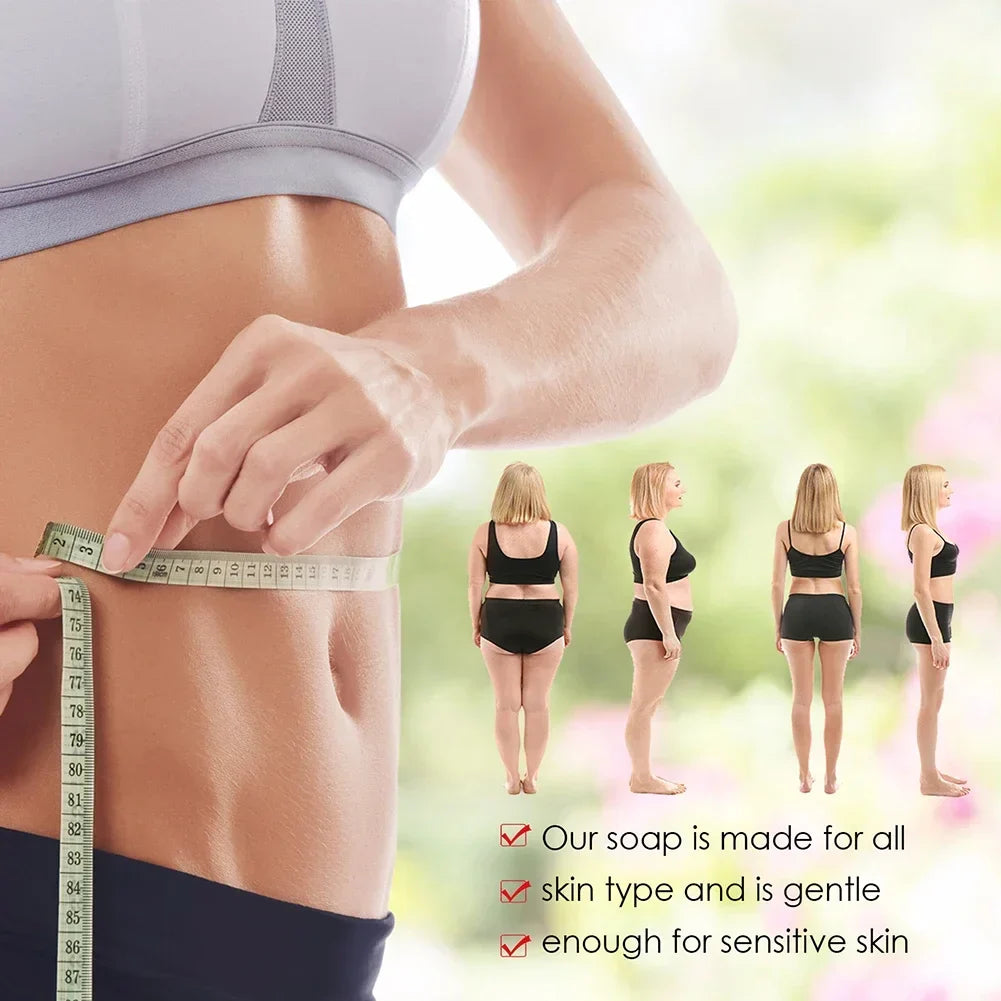 Lymphatic Detox Fat Burning Soap Natural Herbal Weight Loss Anti-fat Soap Handmade Cellulite Slimming Soap Health Care Tools - 24 Timmar Deals