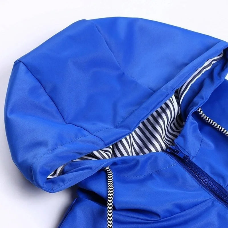 Vindtät vattentät jacka utomhusklättring långärmad vindjacka regnrock (S-5XL) - 24 Timmar Deals