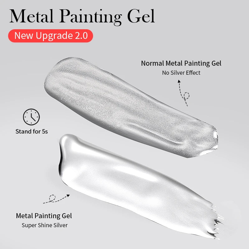 Metallic Painting Gel Polish 5ML - 24 Timmar Deals