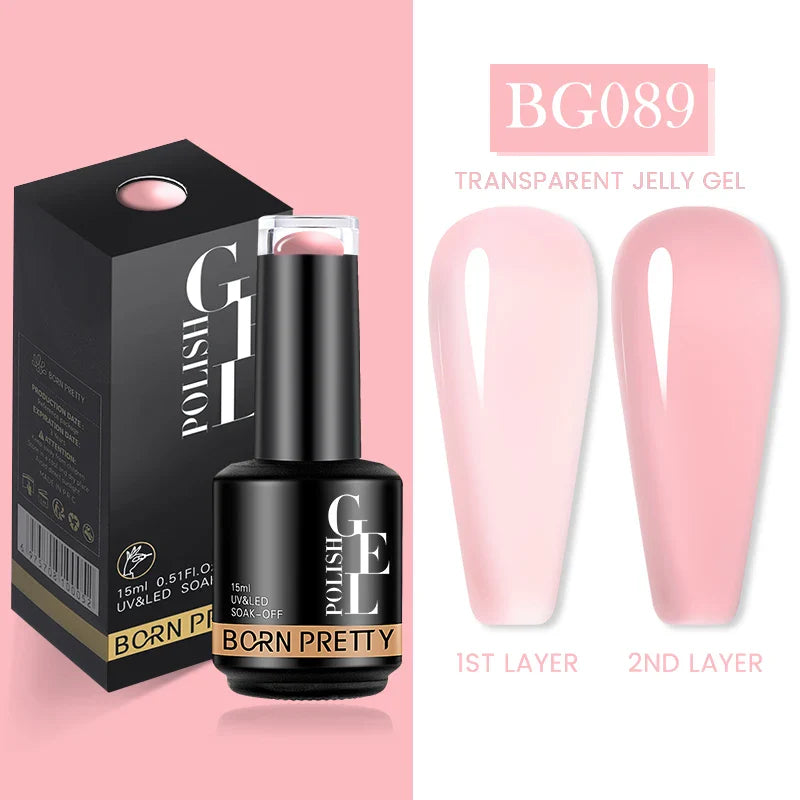 15ml Soak Off UV LED Gel Nail Polish Hybrid Varnish Nail Art Manicure 114 Colors Semi-Permanent Base Top Coat - 24 Timmar Deals