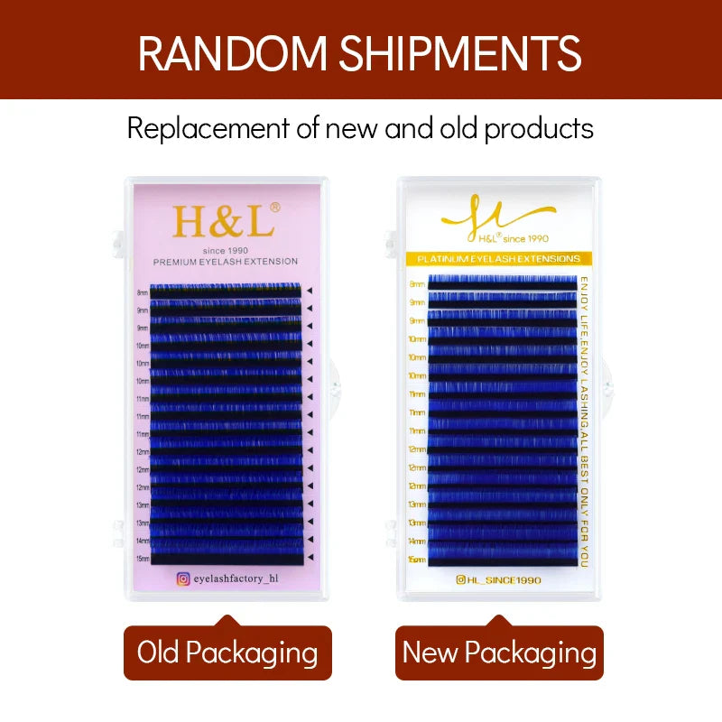 H&L New C/D/CC Curl 0.07 mm Mix Length False Lashes Eyelash Individual Colored Lashes Faux Eyelash Extensions - 24 Timmar Deals