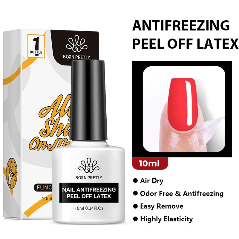 BORN PRETTY 1PC Black White Red Color Collection Nail Gel Polish 10ml Varnis Semi-permanent Soak Off UV LED Gel for Manicure - 24 Timmar Deals