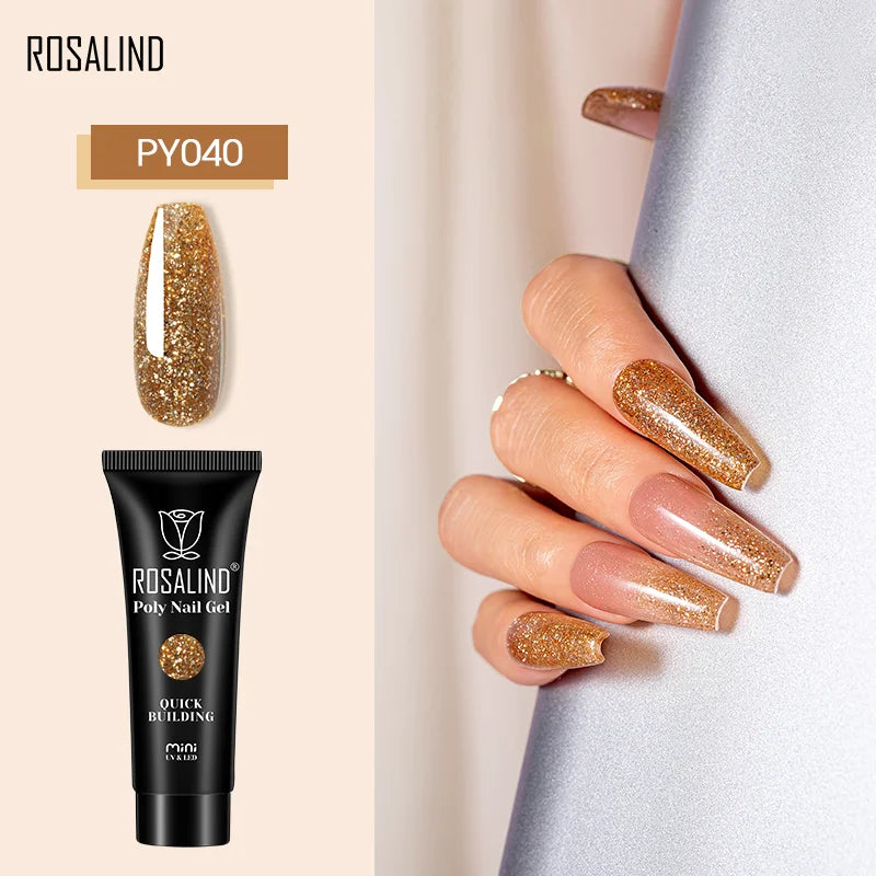 Jelly Poly Nail Gel Snabbförlängning av Crystal Gel Akryl Flytande Nail Art Hybridlack UV/LED - 24 Timmar Deals