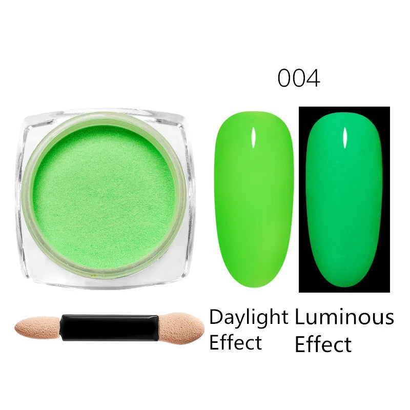 Holografisk Nail Glitter Pulver Laser Pigment Nail Art Dust Mirror Chrome - 24 Timmar Deals