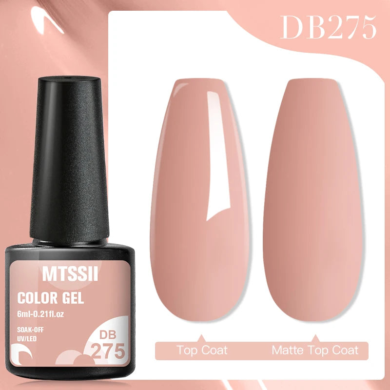 Metalic, Pastell, Glitter Gellack 6ml, 63 olika färger - 24 Timmar Deals