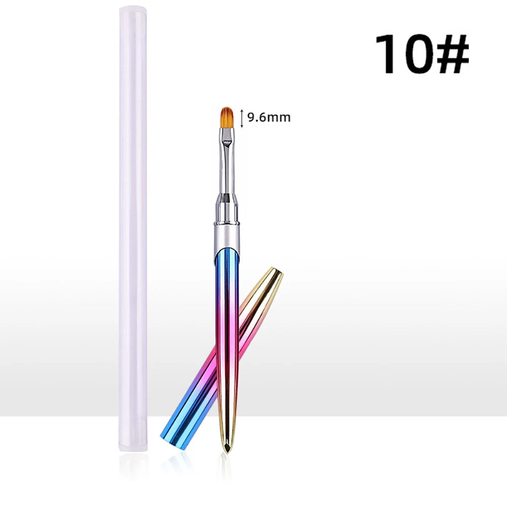 1 ST Nail Art Pensel, Akryl UV Gel Extension rush, Målning Ritning Pensel Liner - 24 Timmar Deals