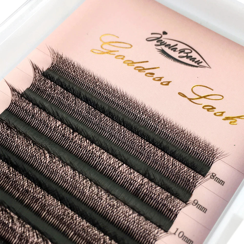5D W Shaped Faux Eyelashes Easy Fan Volume Fransförlängning - 24 Timmar Deals