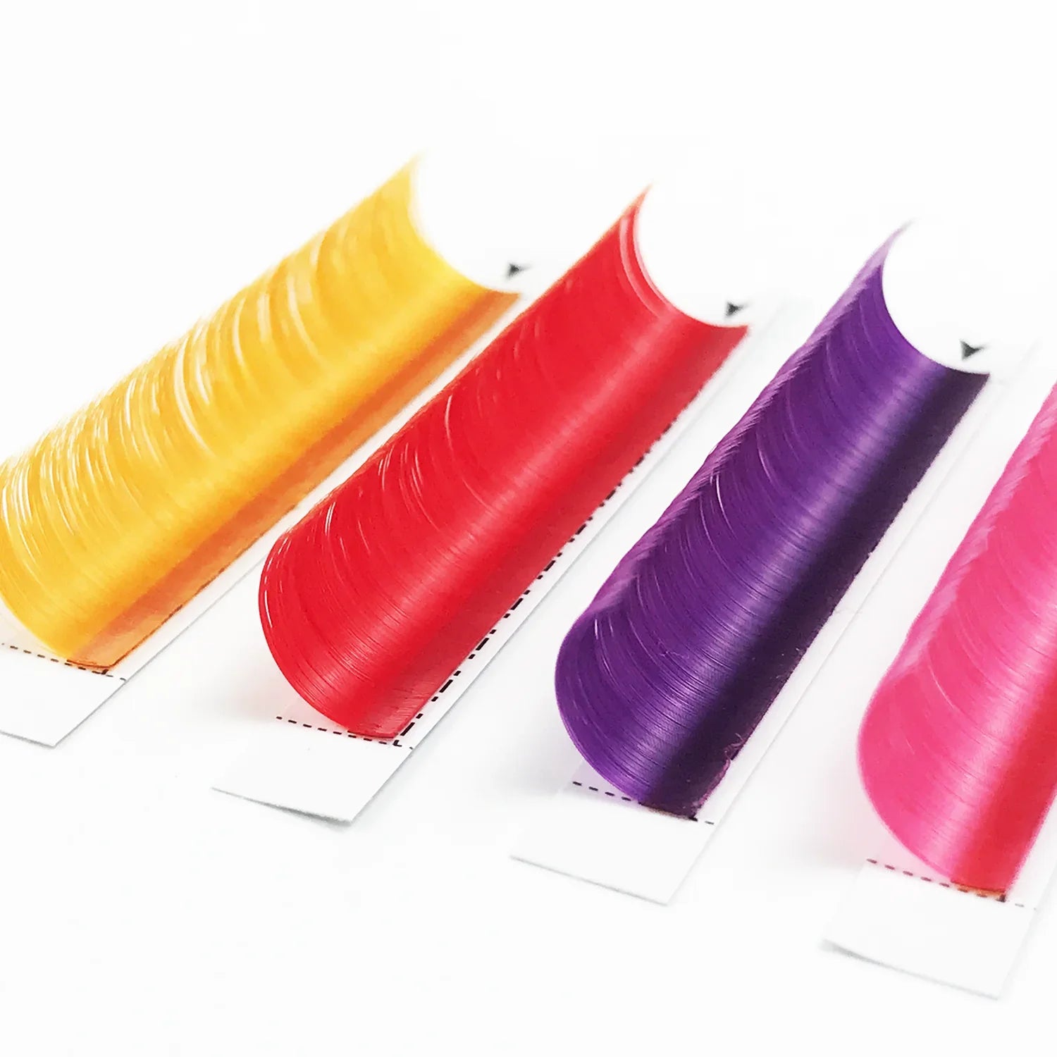 Dark Brown Easy fan Eyelash Extension Mix Mink Individual Ombre Eyelash Lashes High Quality Colorful Blooming Lashes Extension - 24 Timmar Deals