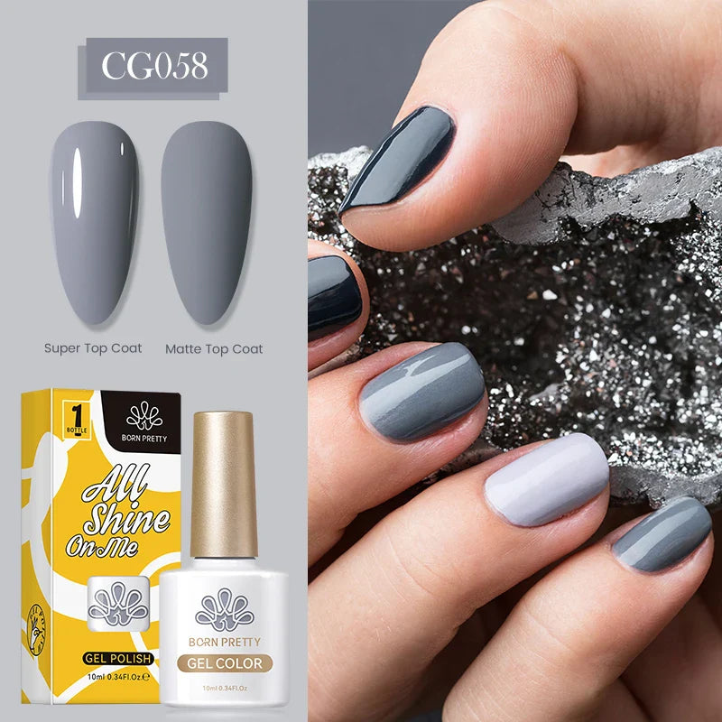 10ml Nagellack 130 Färger Nude Lila Röd UV LED Soak Off UV Gel Semi Permanent Gel Lack - 24 Timmar Deals